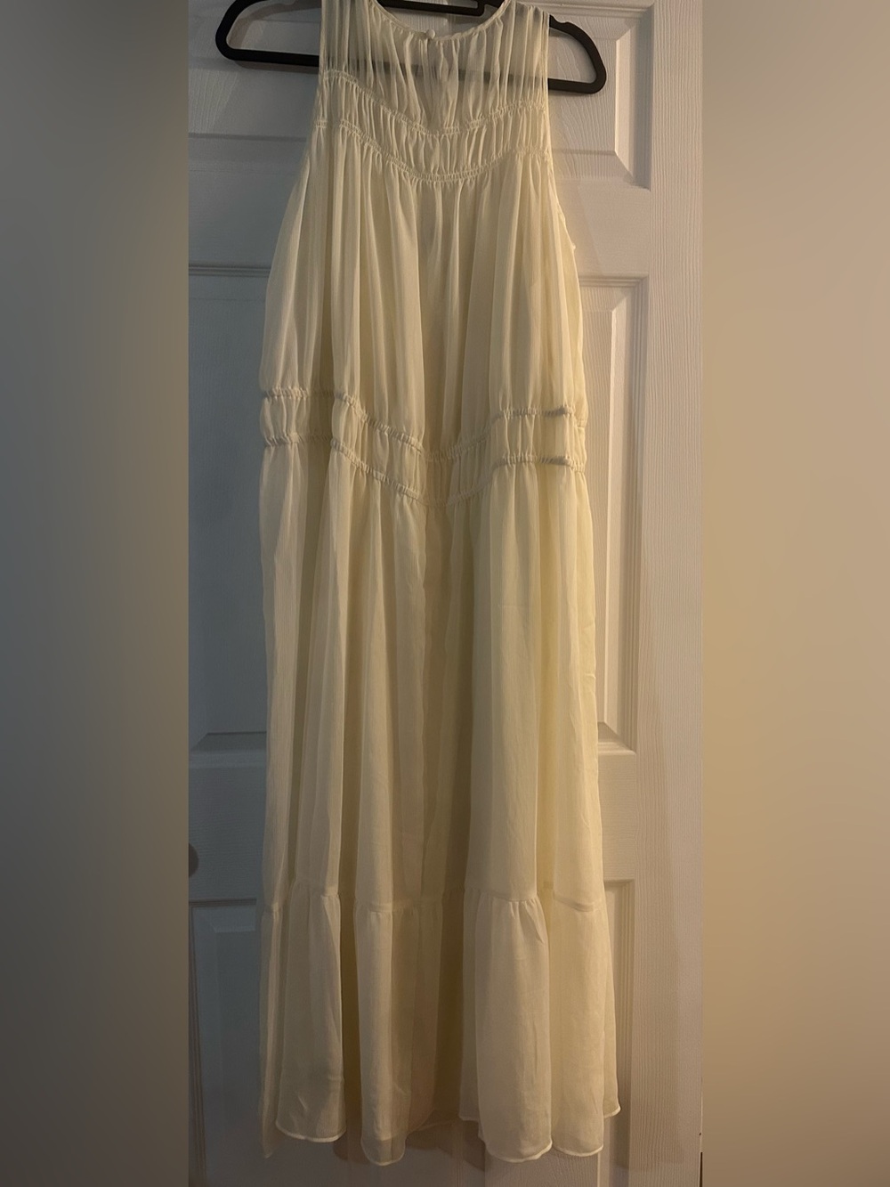 a new day Cream Tiered Maxi Dress - Picture 1 of 4